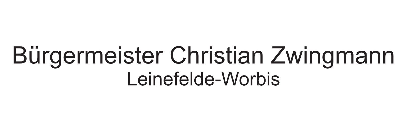 Bürgermeister